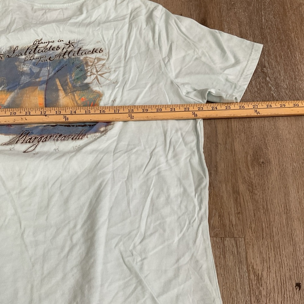 Margaritaville - Soft Blue Short Sleeve Graphic Tee - Men’s Size X-Large - Picture 10 of 12